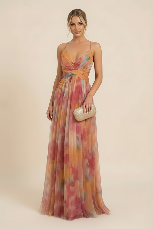 Angela | Vestido largo sin mangas con caída suave