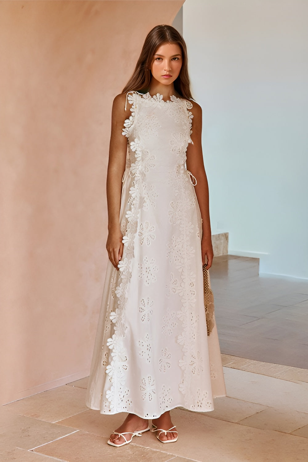 Arabella | Vestido maxi con cordones
