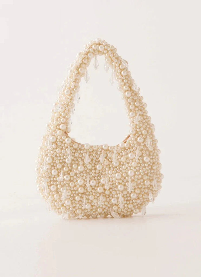 Billy | Bolso de fiesta de perlas con colgantes
