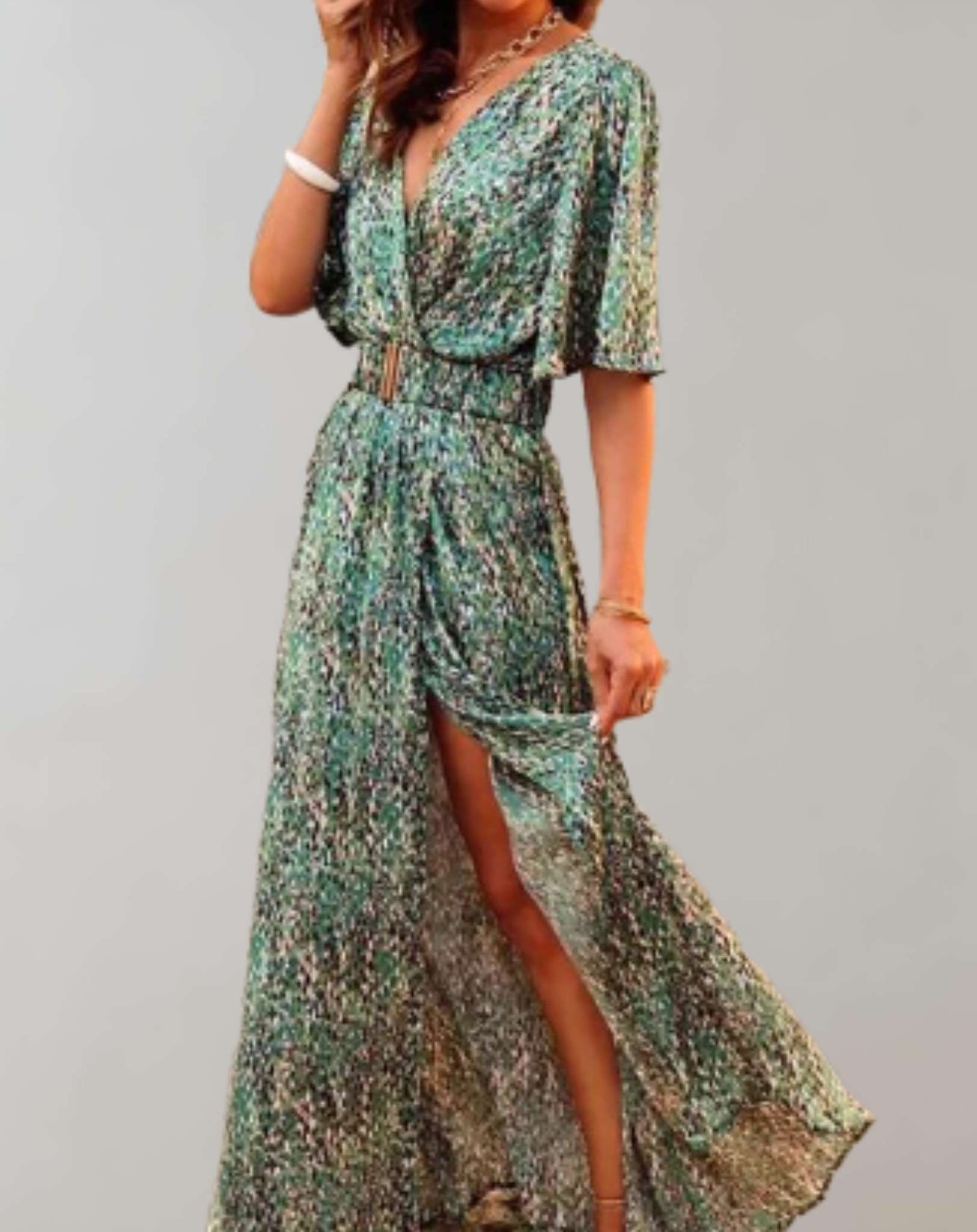 Catalina | Vestido maxi cruzado