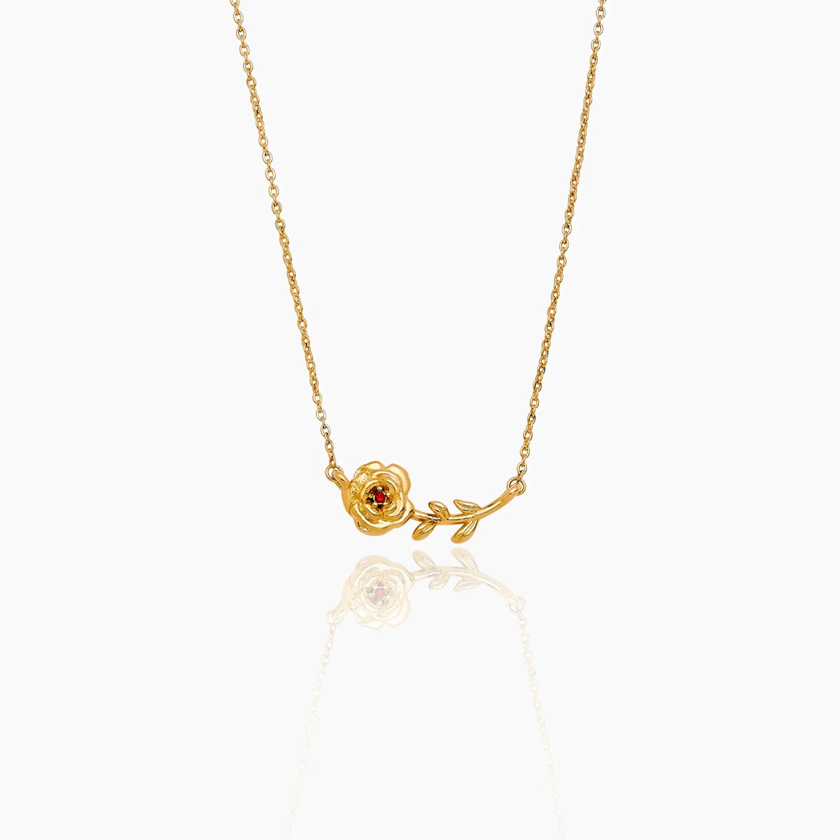 Dainty Birthflower Necklace