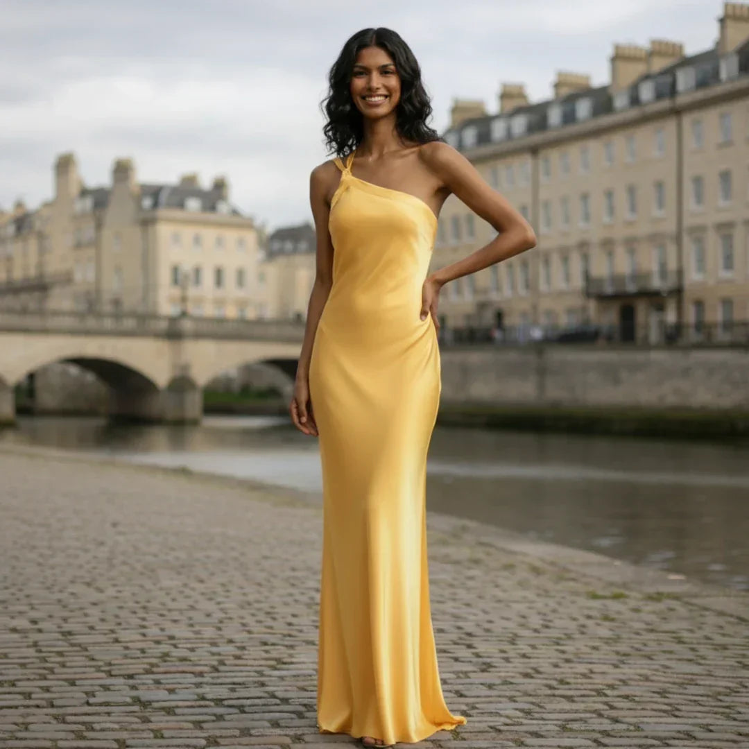 Vestido de satén