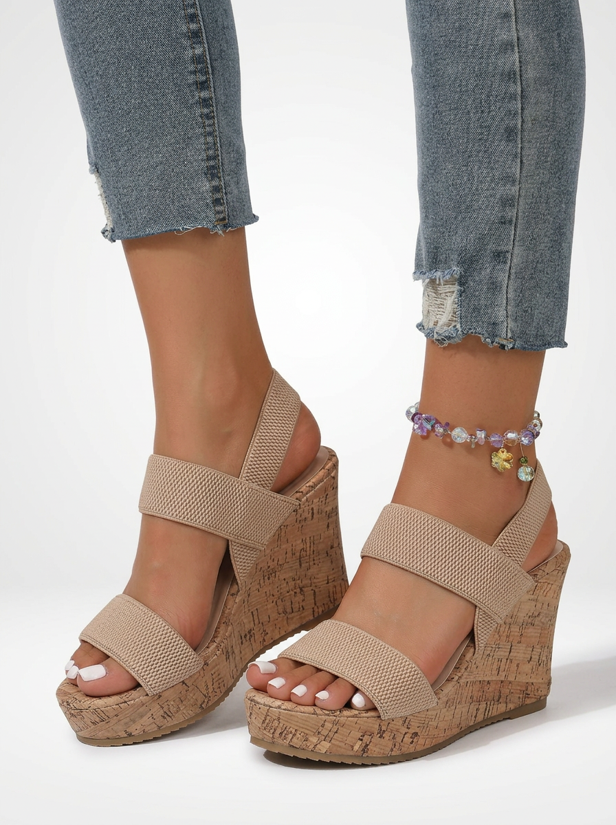 Espadrille Platform Ankle Strap Wedge Sandals