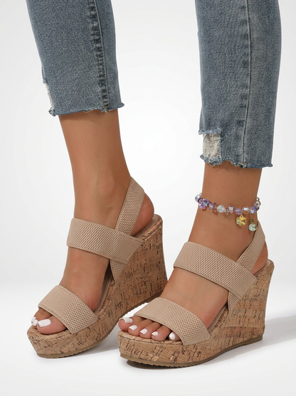 Espadrille Platform Ankle Strap Wedge Sandals