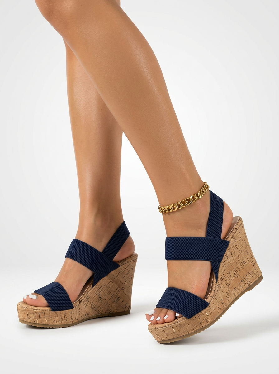 Espadrille Platform Ankle Strap Wedge Sandals