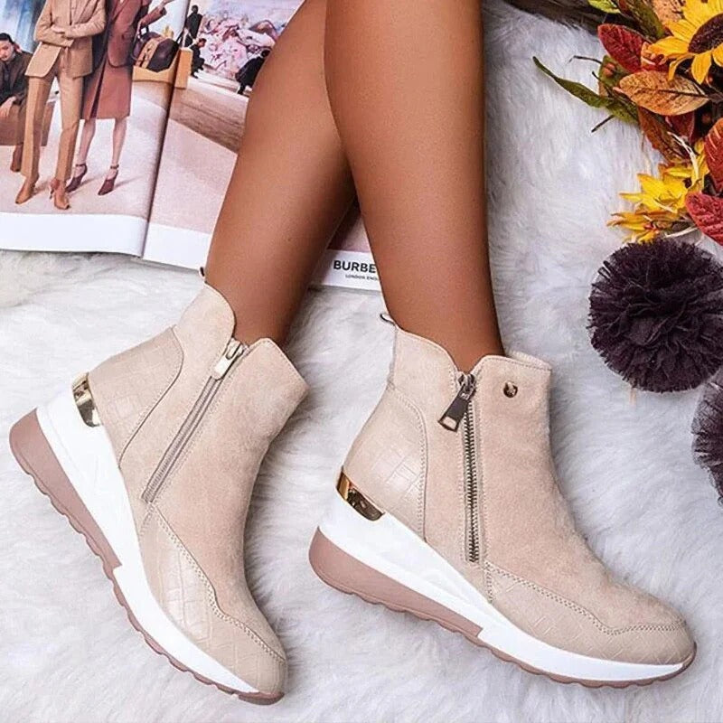 Botines de piel para mujer