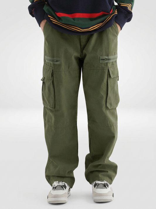 Men’s Loose Fit Wide Leg Cargo Pants