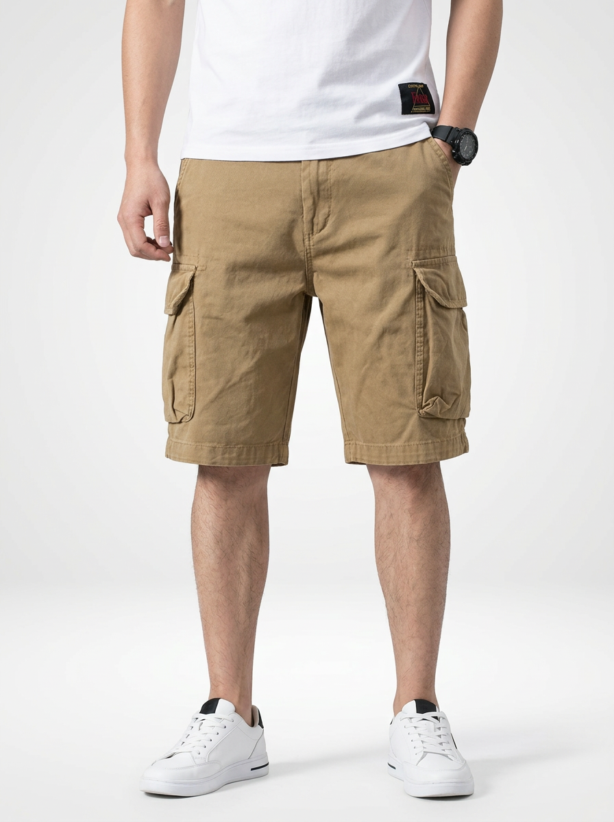 Men’s Flap Pocket Utility Cargo Shorts