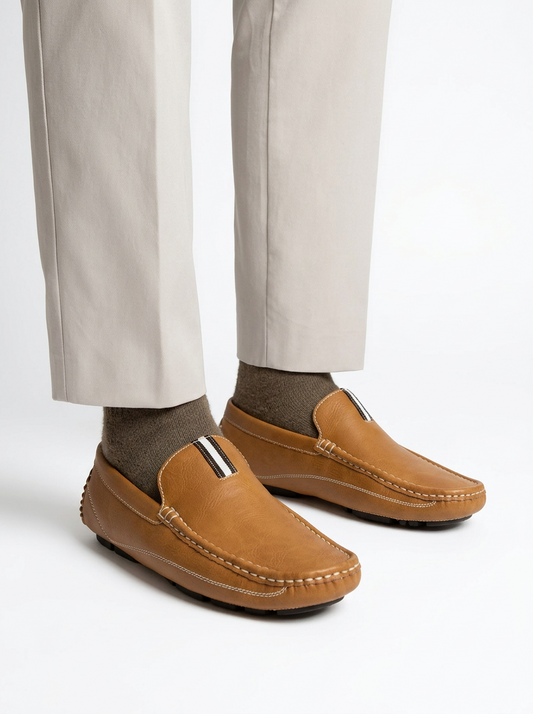 Men’s Moccasin Toe Penny Loafers Slip On