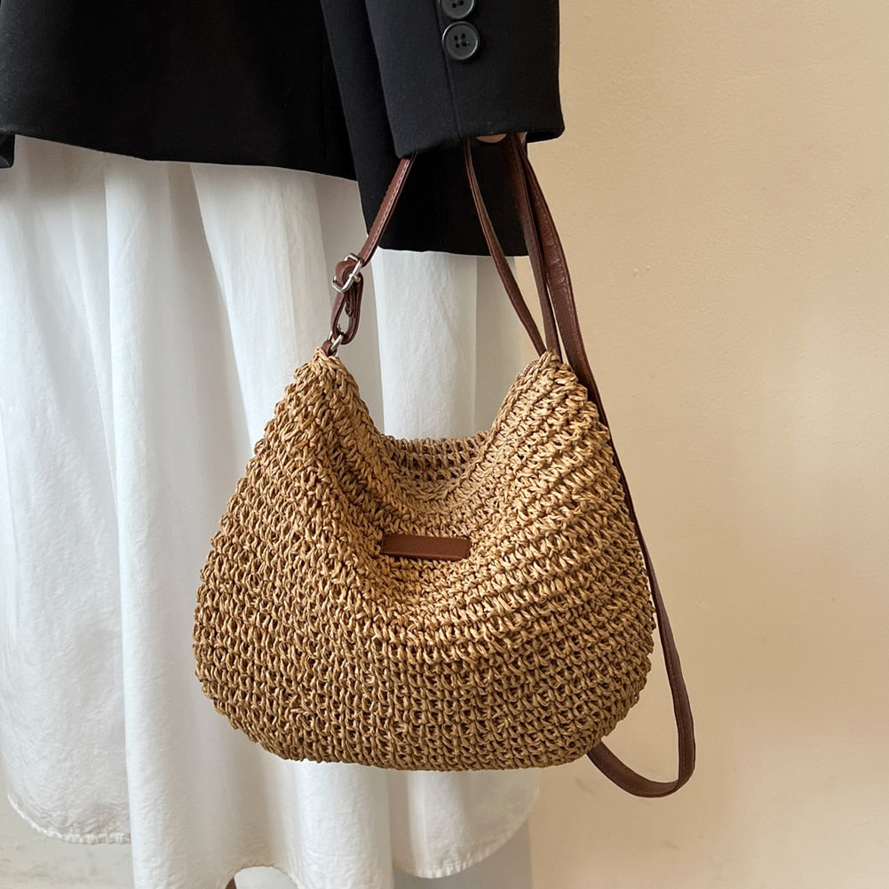 Ida | Bolso hobo trenzado con asa ajustable