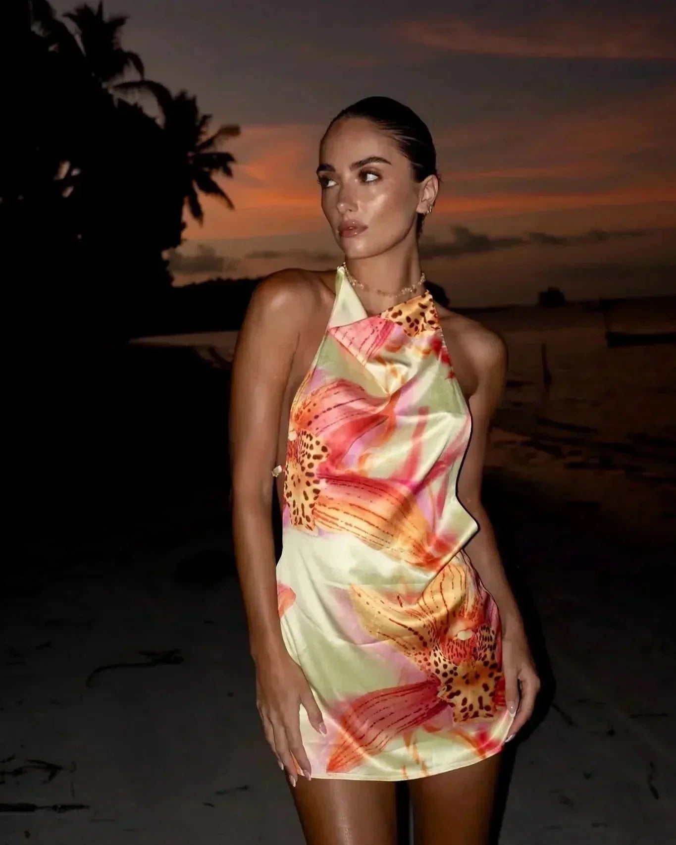 Iris | Vestido mini floral