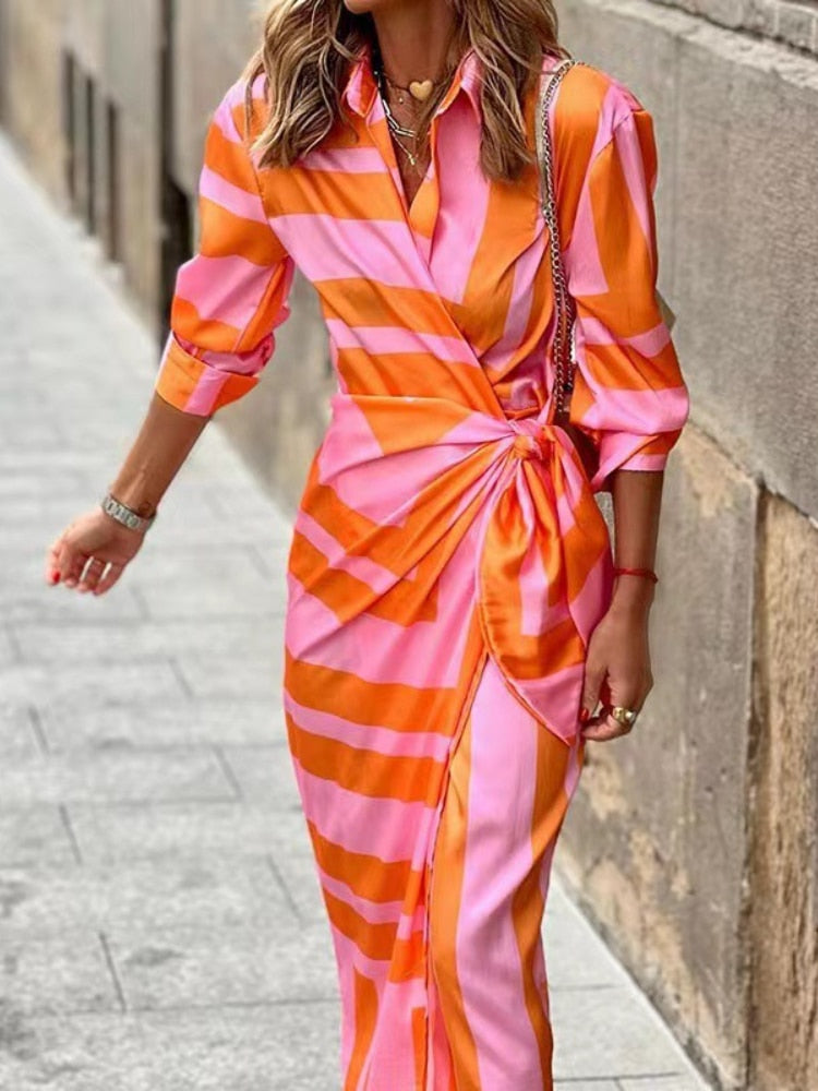 Isabella | Vestido midi cruzado