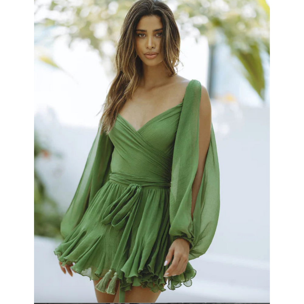 Isadora | Vestido mini cruzado