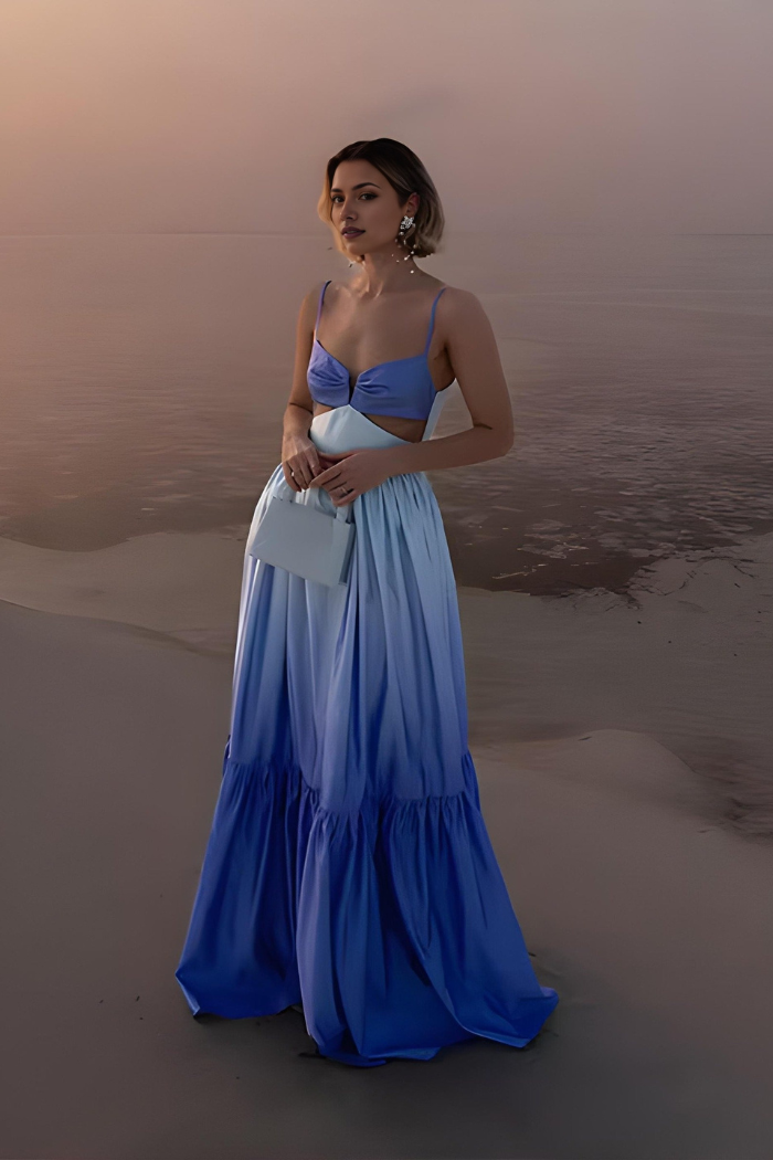 Mariana | Vestido maxi con aberturas