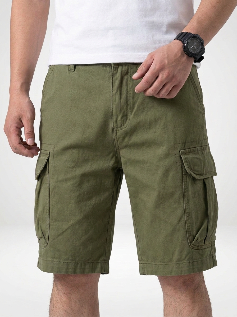 Men’s Flap Pocket Utility Cargo Shorts