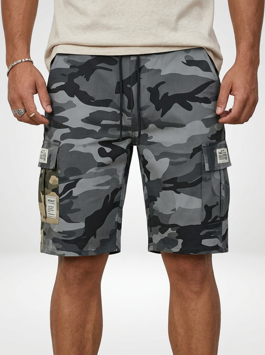 Men’s Quick-Dry Camouflage Cargo Shorts