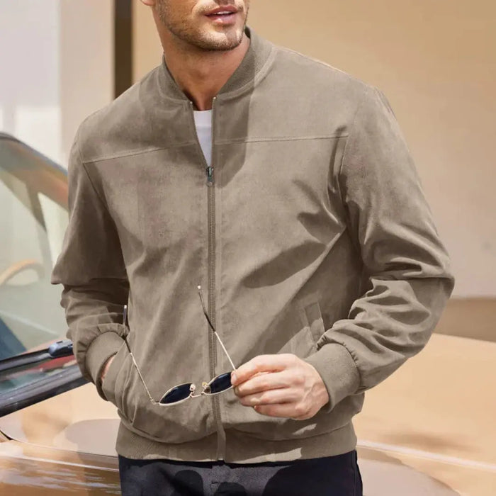 Chaqueta con bolsillos laterales para hombre