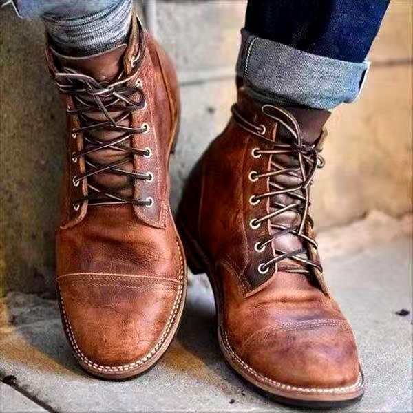 Zapatos con estilo de piel para hombre