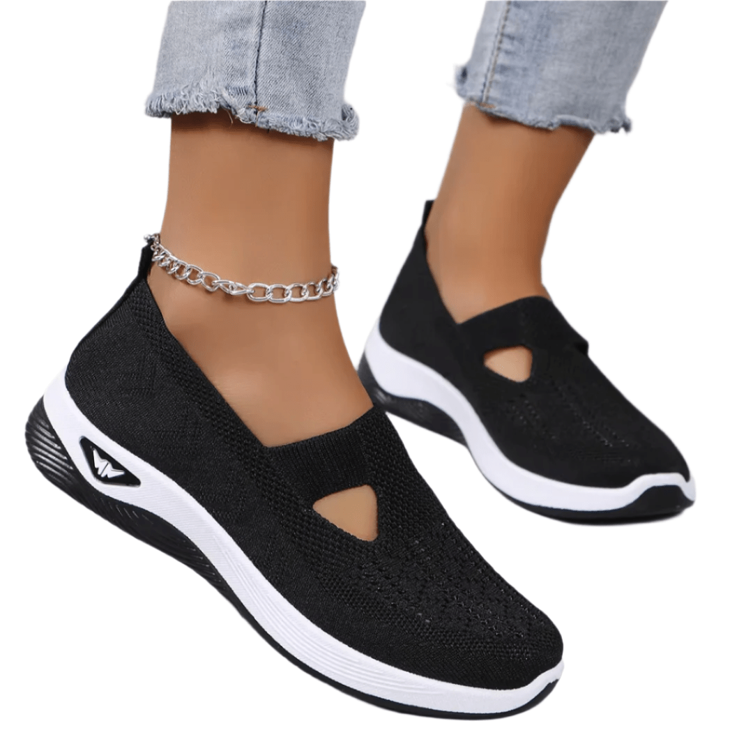 Zapatos ortopédicos transpirables flexibles para mujer