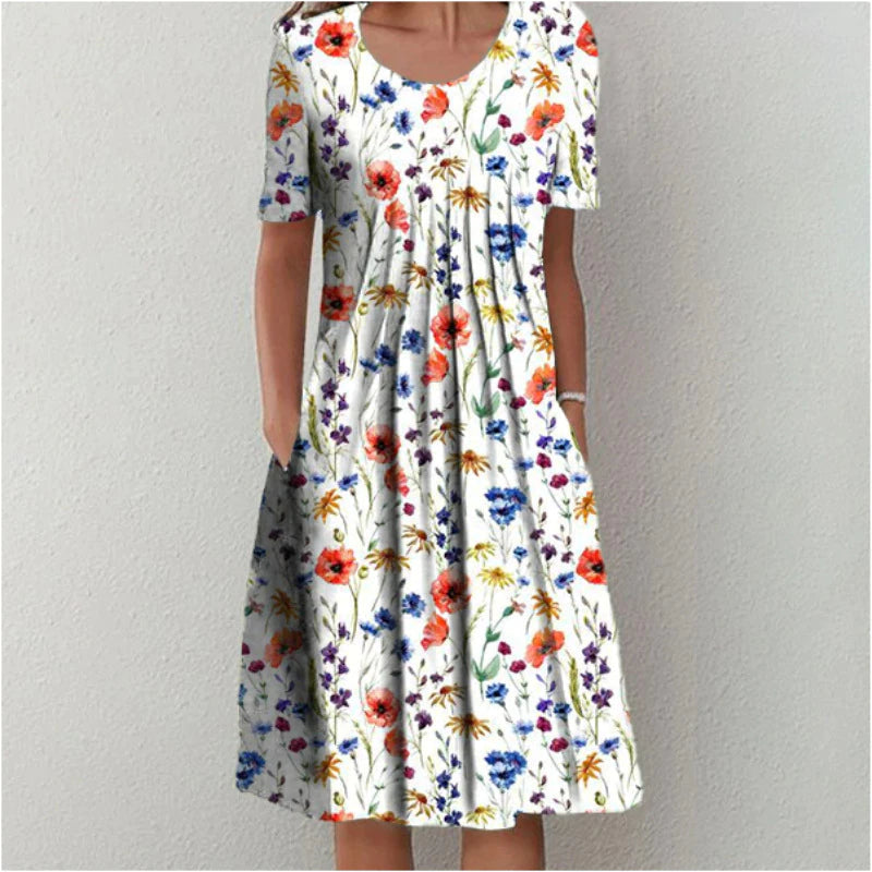 Natasha | Vestido midi plisado