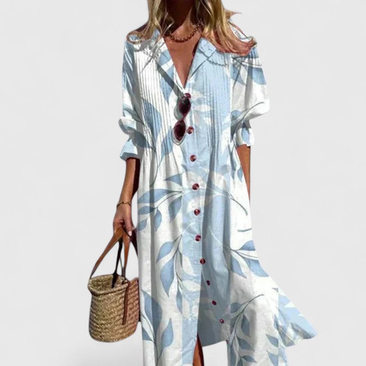 Ophelia | Vestido maxi floral