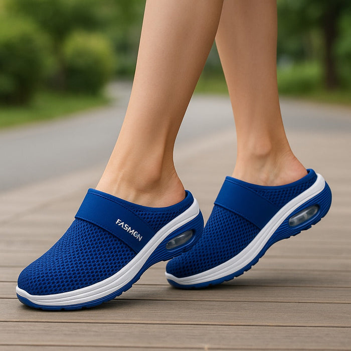 Sandalias ortopédicas acolchadas de cuña para mujer