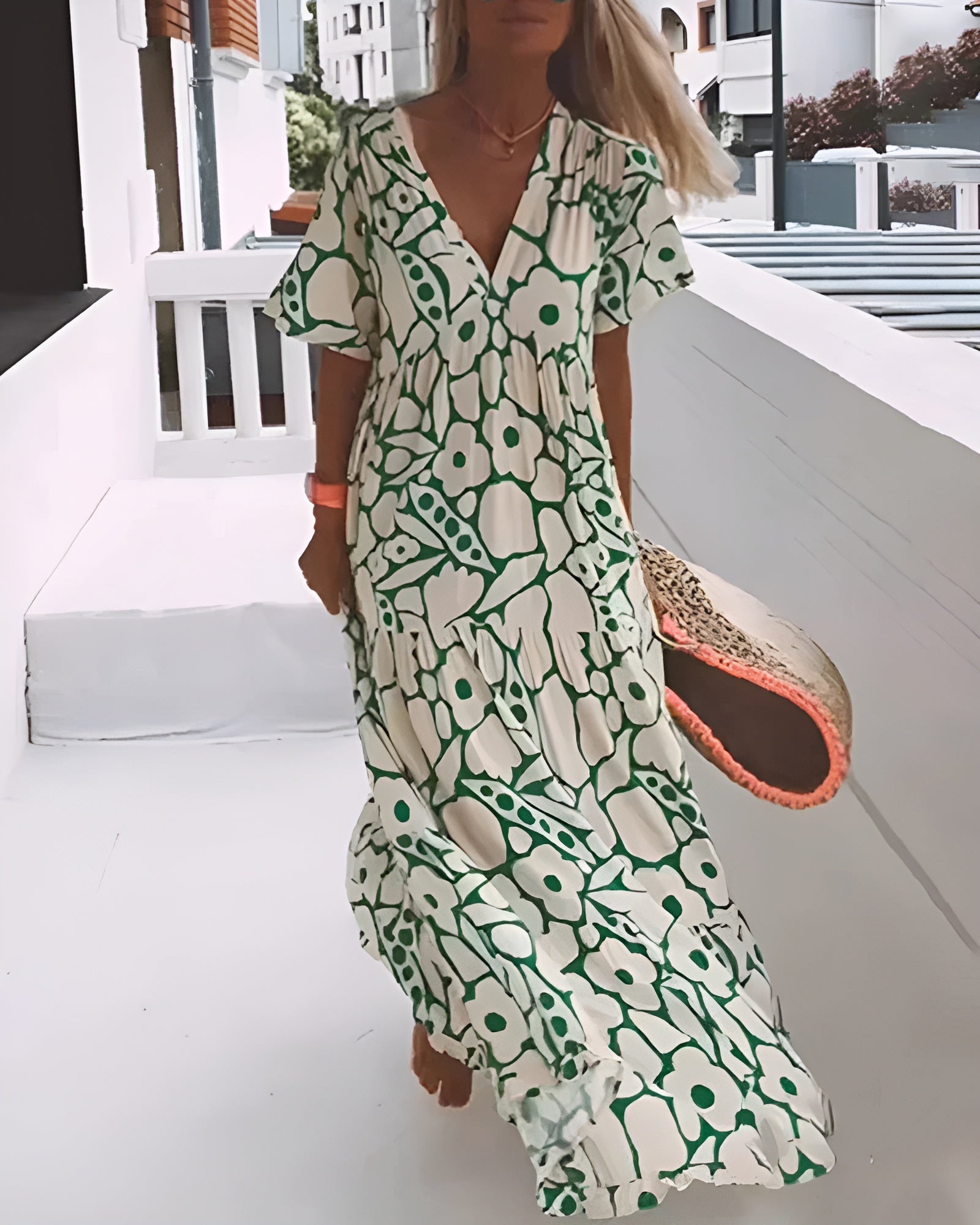 Peyton | Vestido maxi floral