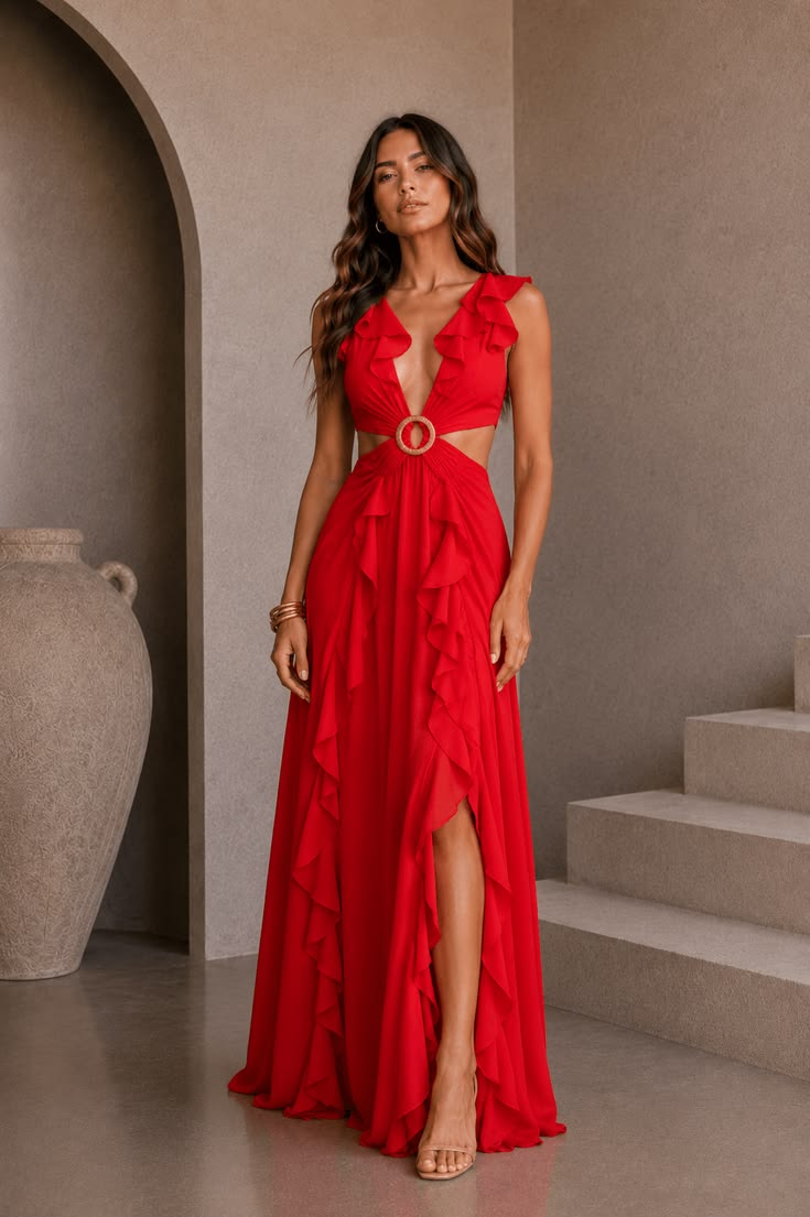Leandra | Vestido maxi