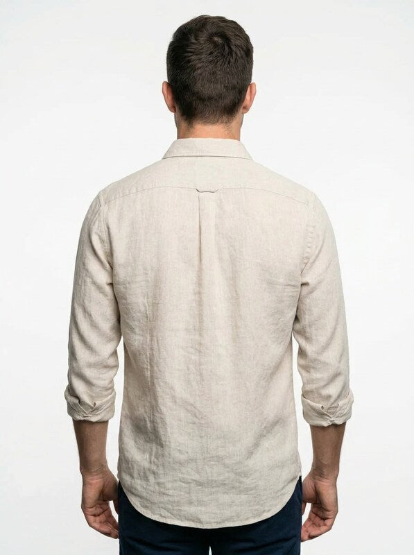 Men’s Classic Linen Button Down Shirt