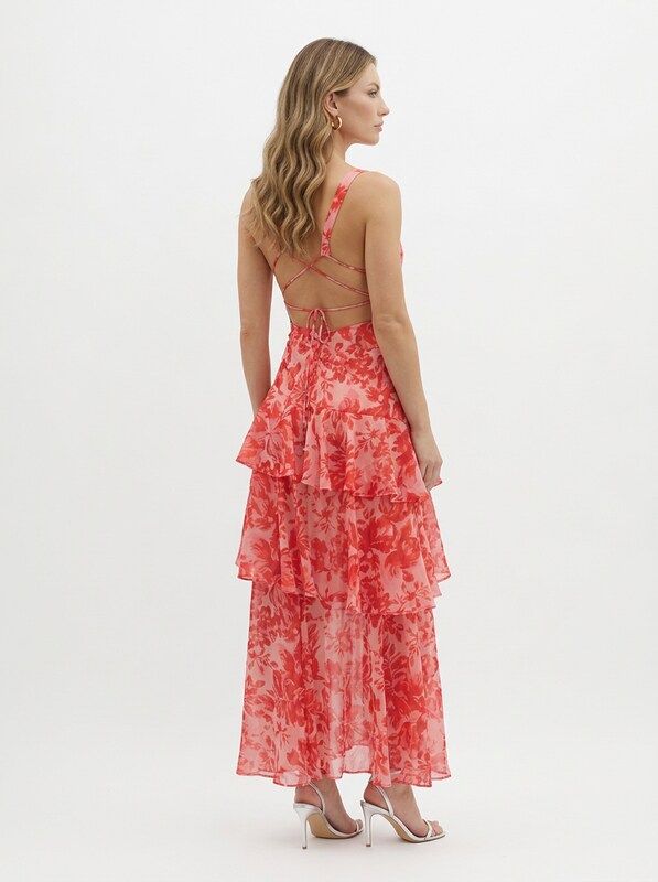 Ruffle Summer Midi Dress