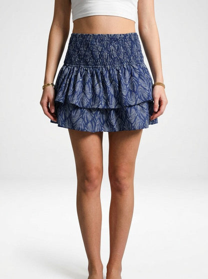 Flowy Tiered Mini Skirt