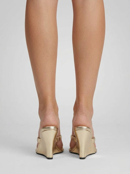 Minimal Wedge Thong Sandals