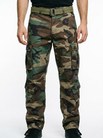 Men’s Camouflage 8 Pocket Cargo Pants