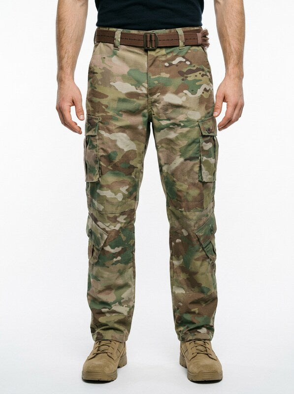 Men’s Camouflage 8 Pocket Cargo Pants