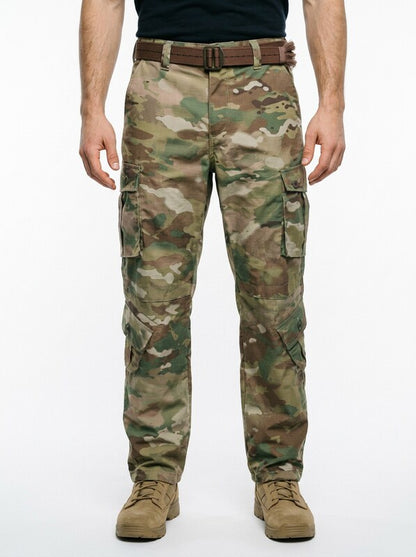 Men’s Camouflage 8 Pocket Cargo Pants