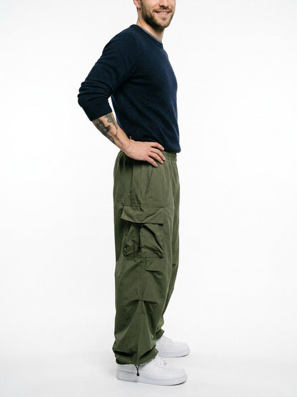 Men’s Oversized Drawstring Cargo Pants