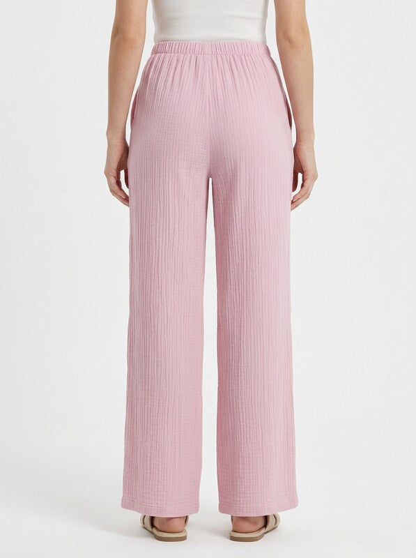 Women's Drawstring Wide Leg Pants