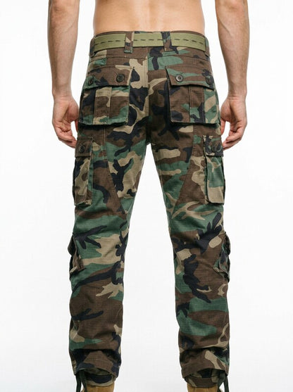 Men’s Camouflage 8 Pocket Cargo Pants