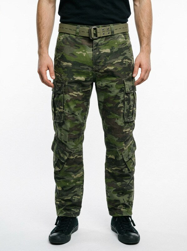 Men’s Camouflage 8 Pocket Cargo Pants