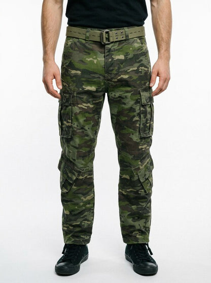 Men’s Camouflage 8 Pocket Cargo Pants