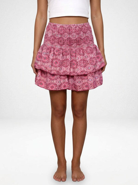 Flowy Tiered Mini Skirt