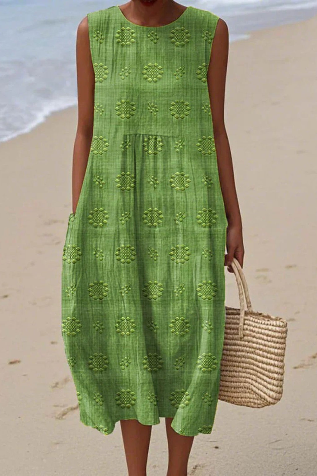 Riley Embroidery | Vestido midi