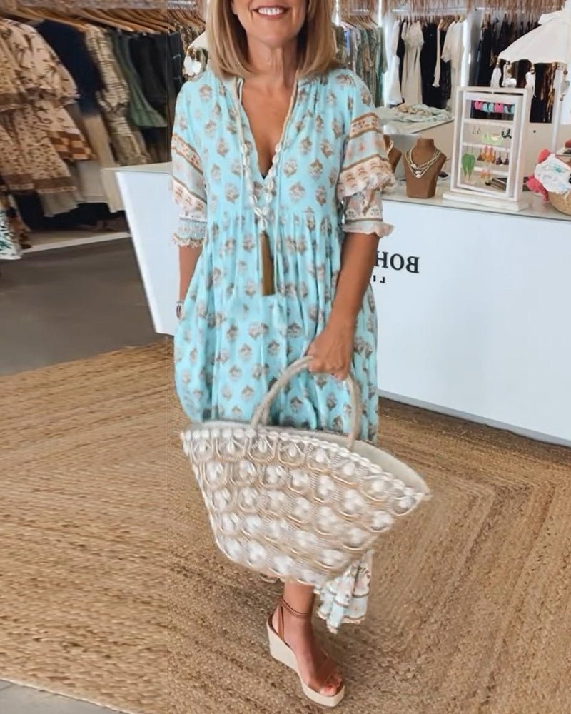 Rosalie Tiered | Vestido maxi