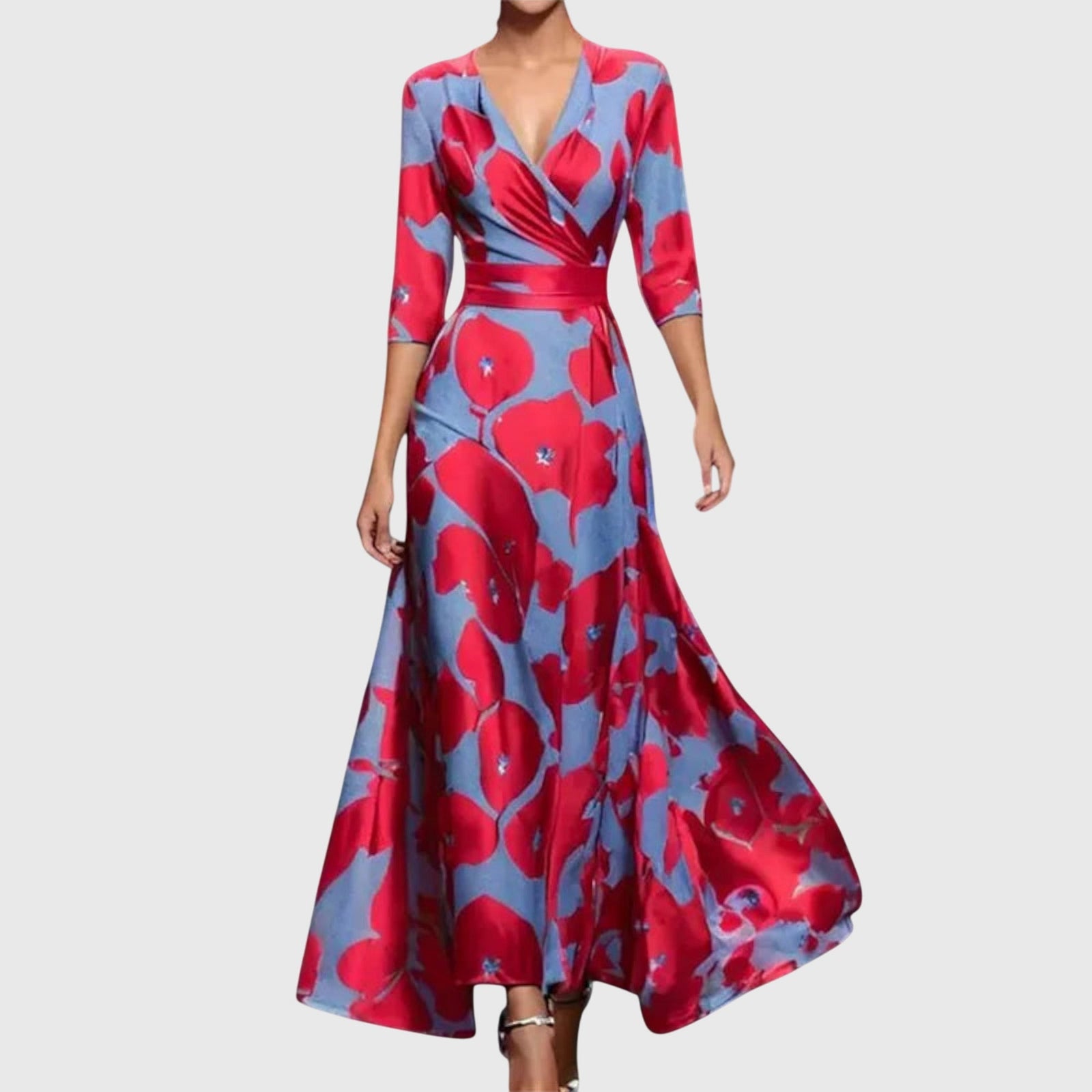 Rosemary | Vestido maxi cruzado