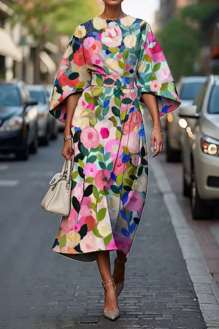 Sage | Vestido midi cruzado