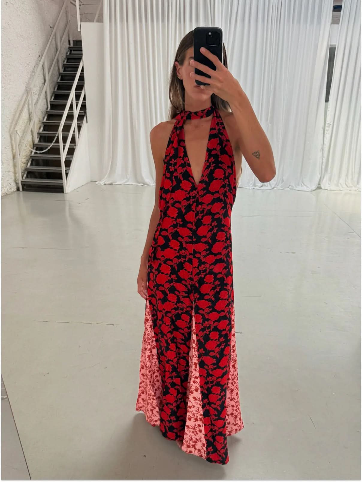 Scarlett | Vestido maxi de espalda abierta