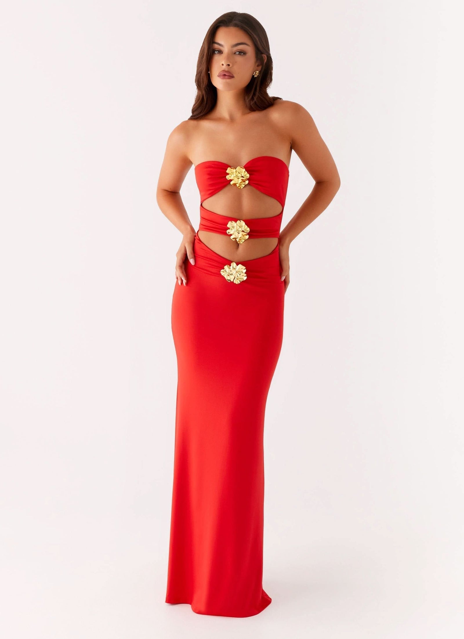 Scarlett | Vestido maxi con aberturas