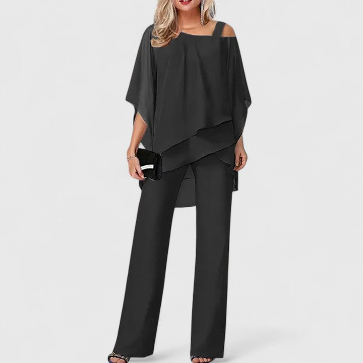 Clothing Sets | Conjunto elegante de fiesta de gasa para mujer
