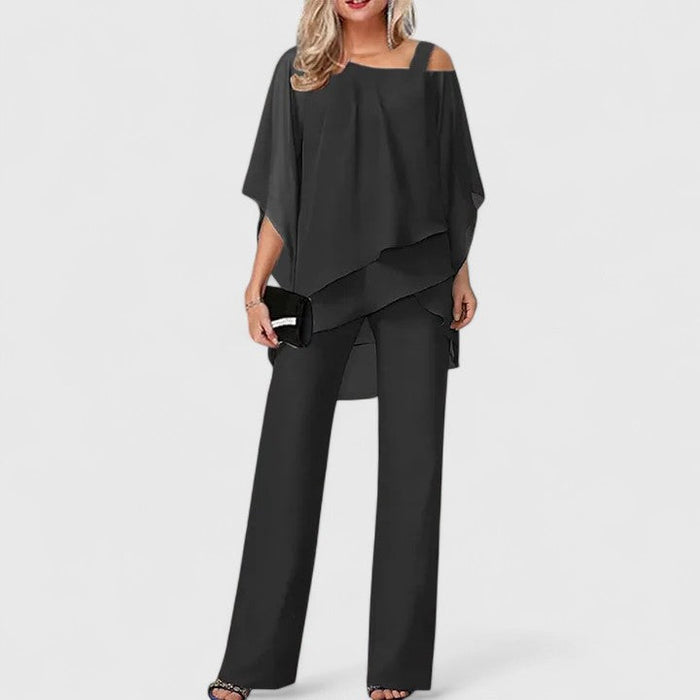Clothing Sets | Conjunto elegante de fiesta de gasa para mujer