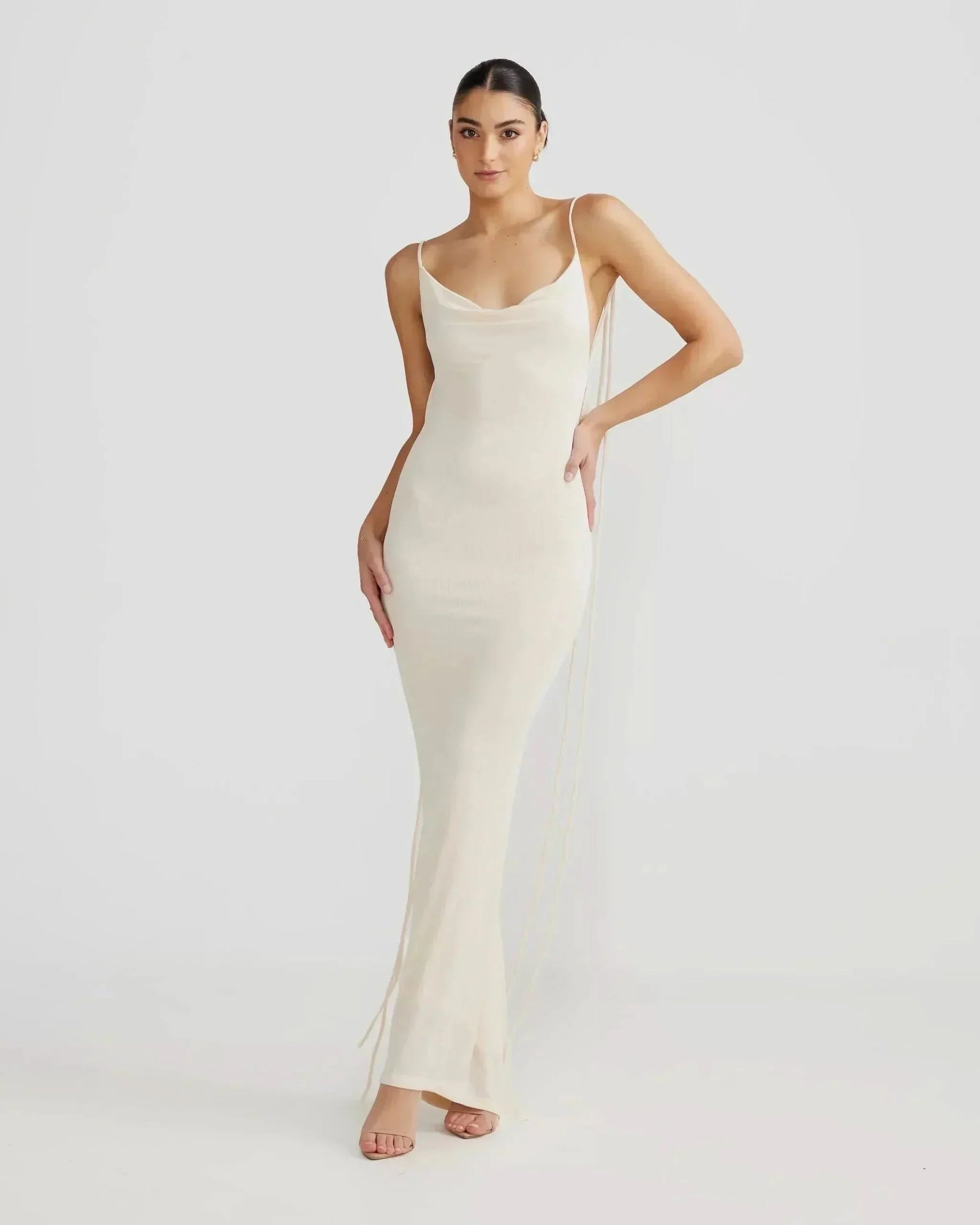 Sienna Cowl | Vestido maxi